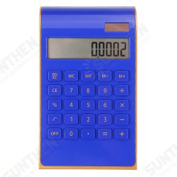 Electronic Solar Dual Power Calculator Ultra Thin 10 Digits Desktop Calculator For Office School Use Electronic Solar Dual Power Calculator Ultra Thin 10 Digits Desktop Calculator For Office School Use
