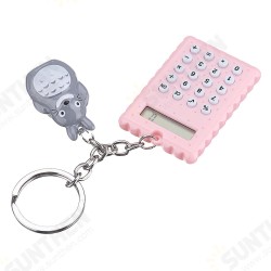 Korean Cartoon Mini Ultra-thin Button Battery Cute Calculator Creative Portable Computer Korean Cartoon Mini Ultra-thin Button Battery Cute Calculator Creative Portable Computer