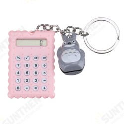 Korean Cartoon Mini Ultra-thin Button Battery Cute Calculator Creative Portable Computer