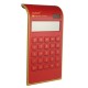 Creative Portable Ultra-thin Gold Frame Calculator Solar Energy Caculator Stationery Set