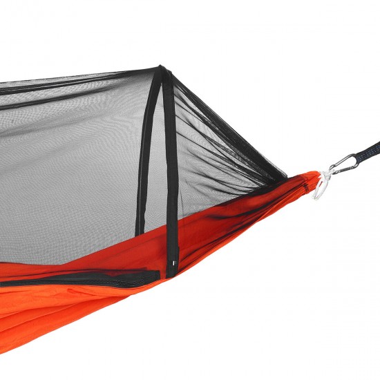 1-2 People Camping Hammock Bed Anti-Mosquito Net Hanging Swinging Folding Travel Beach