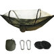 1-2 People Camping Hammock with Mosquito Net Lightweight Hanging Bed Beach Travel Max Load 300kg