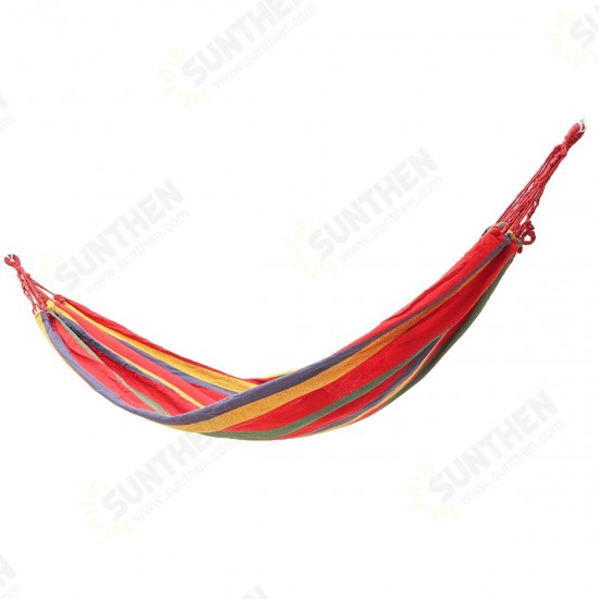 1-2 Person Hanging Hammock Garden Outdoor Camping Chair Swing Bed Hammock Bed