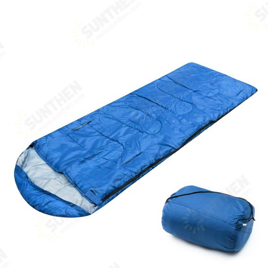 10x75CM Waterproof Camping Envelope Sleeping Bag Outdoor Hiking Backpacking Sleeping Bag with Compression Sack Case