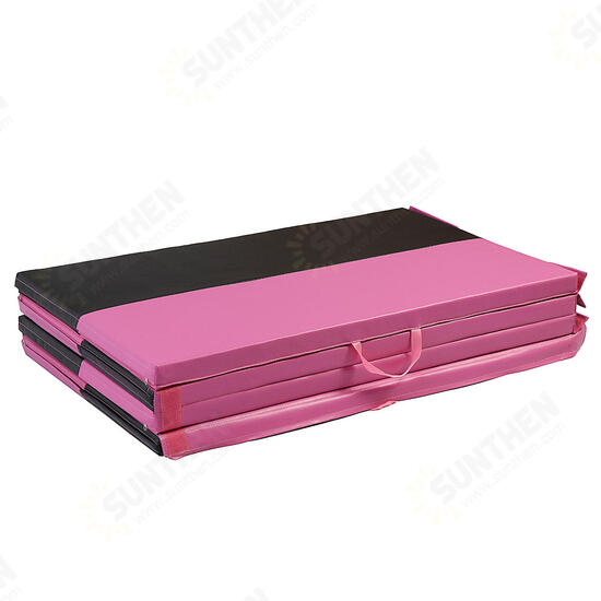 118x47x2inch Folding Gymnastics Mat Yoga Exercise Gym Airtrack Panel Tumbling Climbing Pilates Pad Air Track