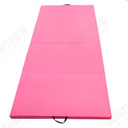 118x47x1.96inch 4 Folding Super Large Gymnastics Mat Yoga Gym Exercise Pad Pink 118x47x1.96inch 4 Folding Super Large Gymnastics Mat Yoga Gym Exercise Pad Pink