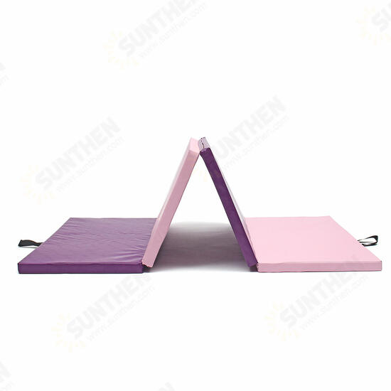 120x24x5cm Airtrack Gymnastics Mat Four Folding Exercise Floor Pad Training Pad Sport Protector