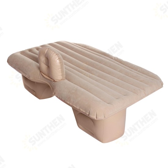 136x84x44cm Inflatable Air Mattresses Camping Travel Car Back Seat Rear Seat Rest Cushion Sleeping Pad With Pump