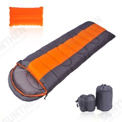 1.4KG Thicken 210T Waterproof Sleeping Bag With Pillow Portable Lightweight Outdoor Camping Hiking Sleeg Bag Outdoor Bedding For Single People 1.4KG Thicken 210T Waterproof Sleeping Bag With Pillow Portable Lightweight Outdoor Camping Hiking Sleeg Bag Outdoor Bedding For Single People