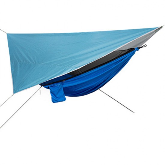 190T Polyester Camping Hammock Anti-UV Hammock Canopy Sun Shelter Beach Camping Travel