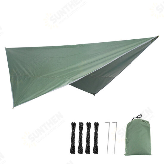 190T Polyester Camping Hammock Anti-UV Hammock Canopy Sun Shelter Beach Camping Travel