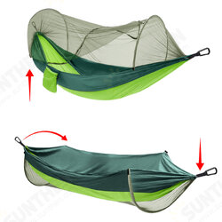 2 People Outdoor Camping Nylon Strong Hammock W Mosquito Net Travel Portable Backpack Hammock Max Load 400KG 2 People Outdoor Camping Nylon Strong Hammock W Mosquito Net Travel Portable Backpack Hammock Max Load 400KG
