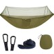 2 People Outdoor Camping Nylon Strong Hammock W Mosquito Net Travel Portable Backpack Hammock Max Load 400KG