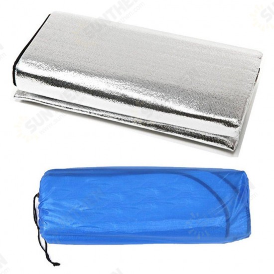 200x200CM Aluminum Foil Sleeping Pad Picnic Mat for Outdoor Camping Hiking Traveling