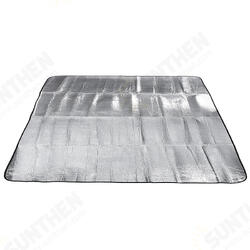 200x200CM Aluminum Foil Sleeping Pad Picnic Mat for Outdoor Camping Hiking Traveling 200x200CM Aluminum Foil Sleeping Pad Picnic Mat for Outdoor Camping Hiking Traveling