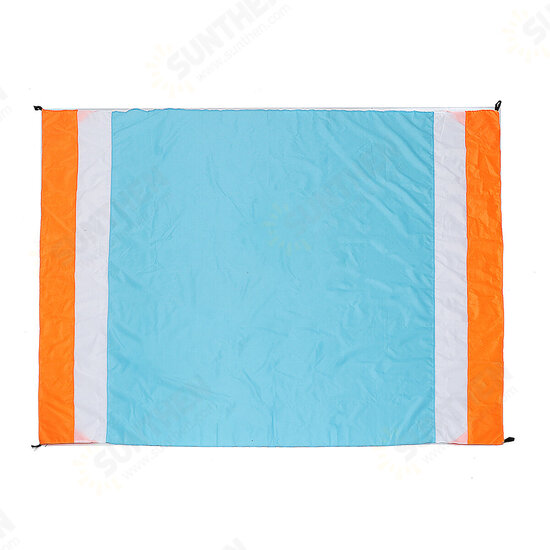 200x210cm Beach Mat Sand Blanket Waterproof Picnic Pad Oversize Sunshade Canopy Outdoor Camping Travel