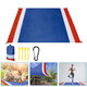 200x210cm Beach Mat Sand Blanket Waterproof Picnic Pad Oversize Sunshade Canopy Outdoor Camping Travel