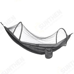210T Nylon Hammock Ourdoor Camping Travel Hanging Bed With Mosquito Net