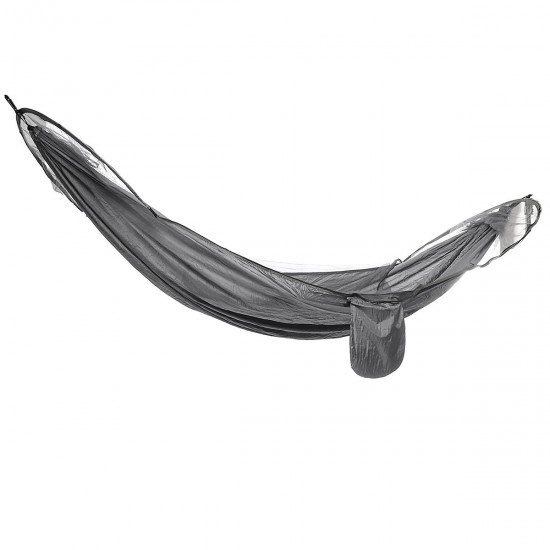 210T Nylon Hammock Ourdoor Camping Travel Hanging Bed With Mosquito Net