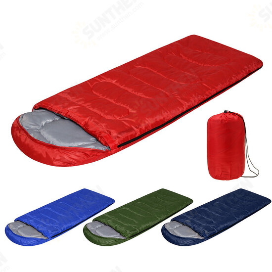 210x75cm 1600G All Season Waterproof Ultralight Compact Hiking Camping Single Sleeping Bag with Carry Bag Solid Colors Lightweight Sleeping Bag 210x75cm 1600G All Season Waterproof Ultralight Compact Hiking Camping Single Sleeping Bag with Carry Bag Solid Colors Lightweight Sleeping Bag