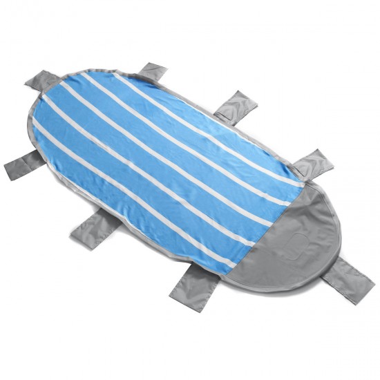 210x95cm Outdoor Inflatable Lazy Beach Mat Air Mattresses Foldable Camping Picnic Travel Sleeping Pad