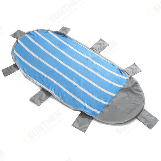 210x95cm Outdoor Inflatable Lazy Beach Mat Air Mattresses Foldable Camping Picnic Travel Sleeping Pad