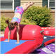 25.5x39.3inch Inflatable Airtrack Home Roller Small Airtrack Gymnastics Mat Cylinder Gym Training