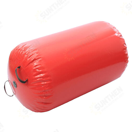 25.5x39.3inch Inflatable Airtrack Home Roller Small Airtrack Gymnastics Mat Cylinder Gym Training