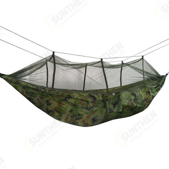 260x140cm Double People Mosquito Hammock Camping Garden Sleeping Hanging Bed Max Load 300kg