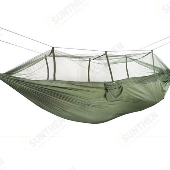 260x140cm Double People Mosquito Hammock Camping Garden Sleeping Hanging Bed Max Load 300kg