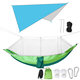 260x140cm Double Person Camping Hammock with Mosquito Net + 300x260cm Awning Outdoor Camping Travel Max Load 300kg