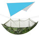 260x140cm Double Person Camping Hammock with Mosquito Net + 300x260cm Awning Outdoor Camping Travel Max Load 300kg