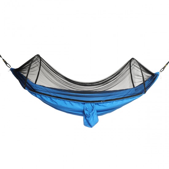 270*140Cm Automatic Quick Open Anti-Mosquito Hammock Mosquito Net Hammock Camping Outdoor With Tent Poles