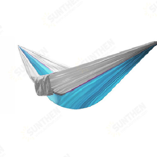 270x140cm 2 People Hammock 210T Nylon Outdoor Camping Travel Hanging Bed Swing Bed Max Load 500kg