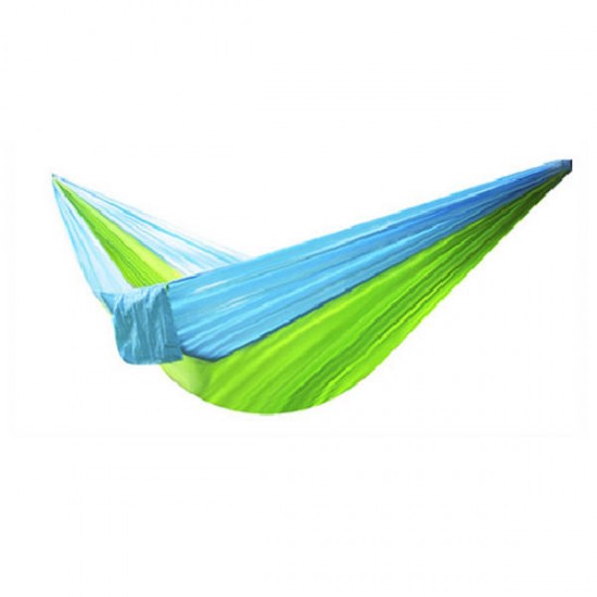 270x140cm 2 People Hammock 210T Nylon Outdoor Camping Travel Hanging Bed Swing Bed Max Load 500kg