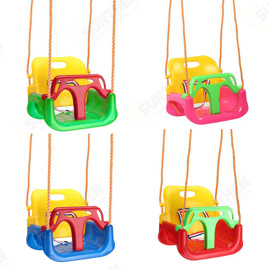 3-IN-1 Outdoor High Back Toddler Baby Swing Set Children Full Bucket Seat Swing For Outside Playground Park 3-IN-1 Outdoor High Back Toddler Baby Swing Set Children Full Bucket Seat Swing For Outside Playground Park