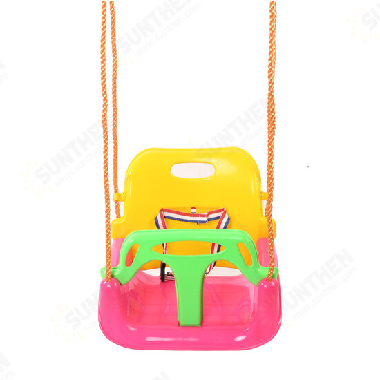 3-IN-1 Outdoor High Back Toddler Baby Swing Set Children Full Bucket Seat Swing For Outside Playground Park