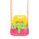 3-IN-1 Outdoor High Back Toddler Baby Swing Set Children Full Bucket Seat Swing For Outside Playground Park