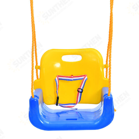 3-IN-1 Outdoor High Back Toddler Baby Swing Set Children Full Bucket Seat Swing For Outside Playground Park 3-IN-1 Outdoor High Back Toddler Baby Swing Set Children Full Bucket Seat Swing For Outside Playground Park