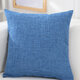 45x45cm Pillow Cover Cotton Linen Camping Pillow Case Cushion Covers Waist Cushion Protactor