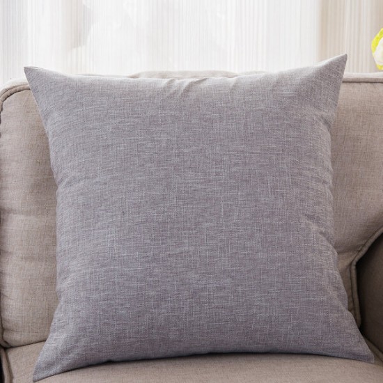 45x45cm Pillow Cover Cotton Linen Camping Pillow Case Cushion Covers Waist Cushion Protactor