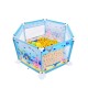 6 Sided Baby Playpen Playing House Interactive Kids Toddler Room With Safety Gate For 6 Months-8 Years Old Kid