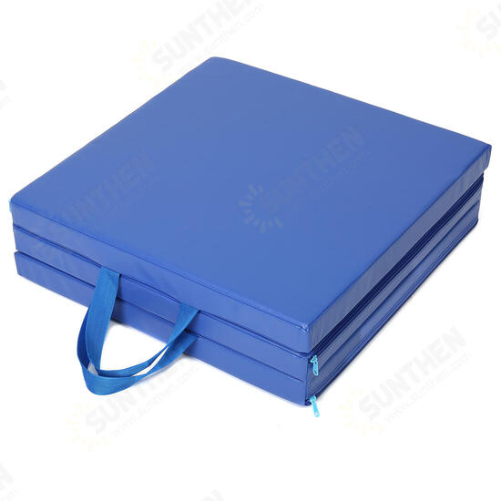 70x23x2inch 3 Folds Gymnastics Mat Yoga Exercise Gym Portable Airtrack Panel Tumbling Climbing Pilates Pad Cushion