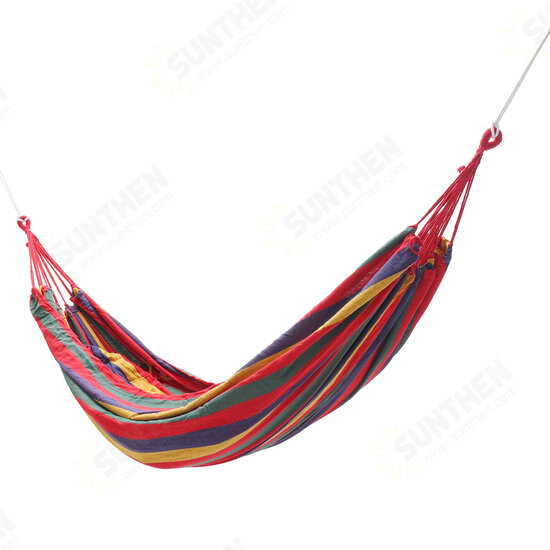 90kg/150kg Load Single/Double People Hammock Outdoor Indoor Garden Hanging Bed Sleeping Swing