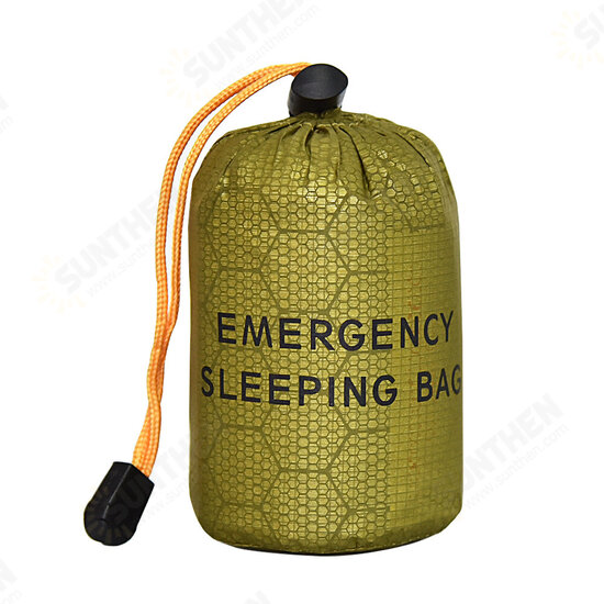 Emergency Sleeping Bag Thermal Waterproof Folding Reusable Survival Blanket Life Bivy Outdoor Camping Climbing