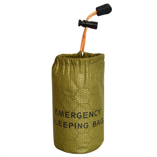 Emergency Sleeping Bag Thermal Waterproof Folding Reusable Survival Blanket Life Bivy Outdoor Camping Climbing