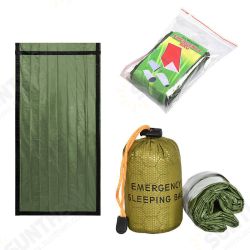 Emergency Sleeping Bag Thermal Waterproof Folding Reusable Survival Blanket Life Bivy Outdoor Camping Climbing Emergency Sleeping Bag Thermal Waterproof Folding Reusable Survival Blanket Life Bivy Outdoor Camping Climbing