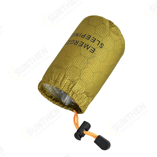 Emergency Sleeping Bag Thermal Waterproof Folding Reusable Survival Blanket Life Bivy Outdoor Camping Climbing