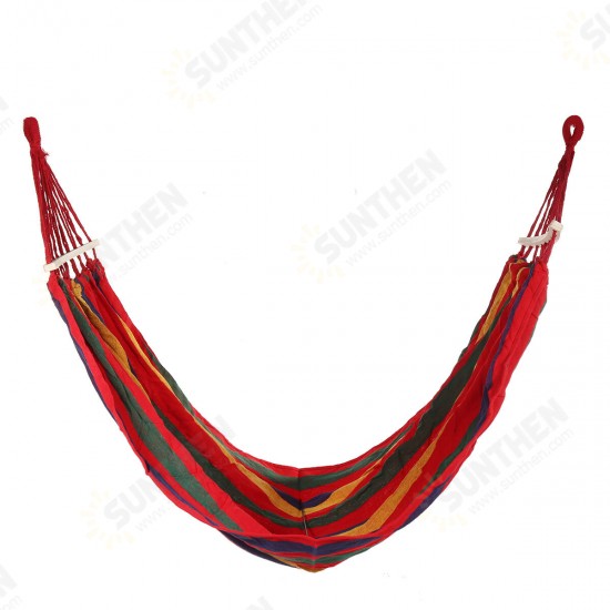 Canvas Camping Hammock Swing Hanging Bed Outdoor Garden Travel