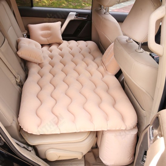 Car Inflatable Mat Outdoor Traveling Air Mattresses Camping Folding Sleeping Bed with Pillows and Pump